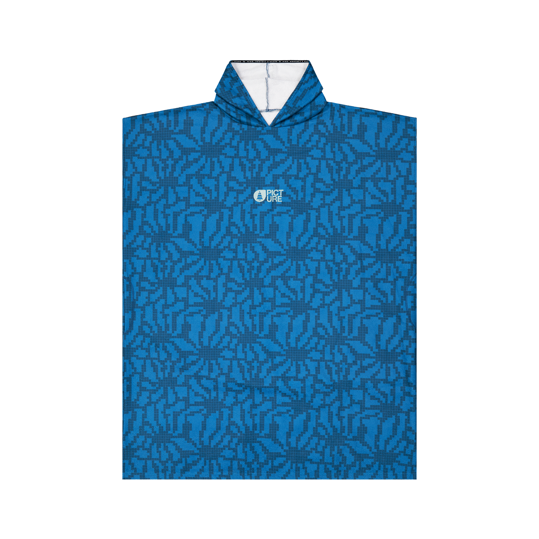 TASMAN PONCHO __color:Blue_Flower_Print#7