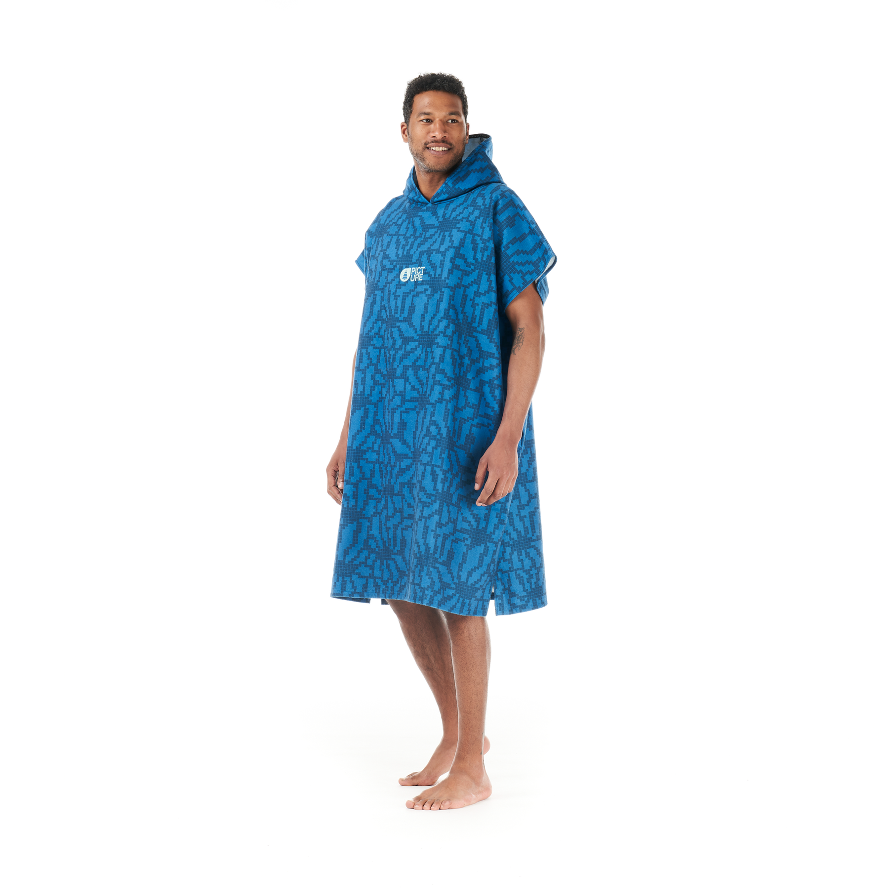 TASMAN PONCHO __color:Blue_Flower_Print#0