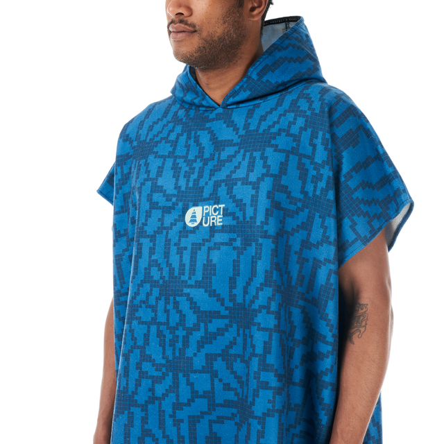 TASMAN PONCHO __color:Blue_Flower_Print#4