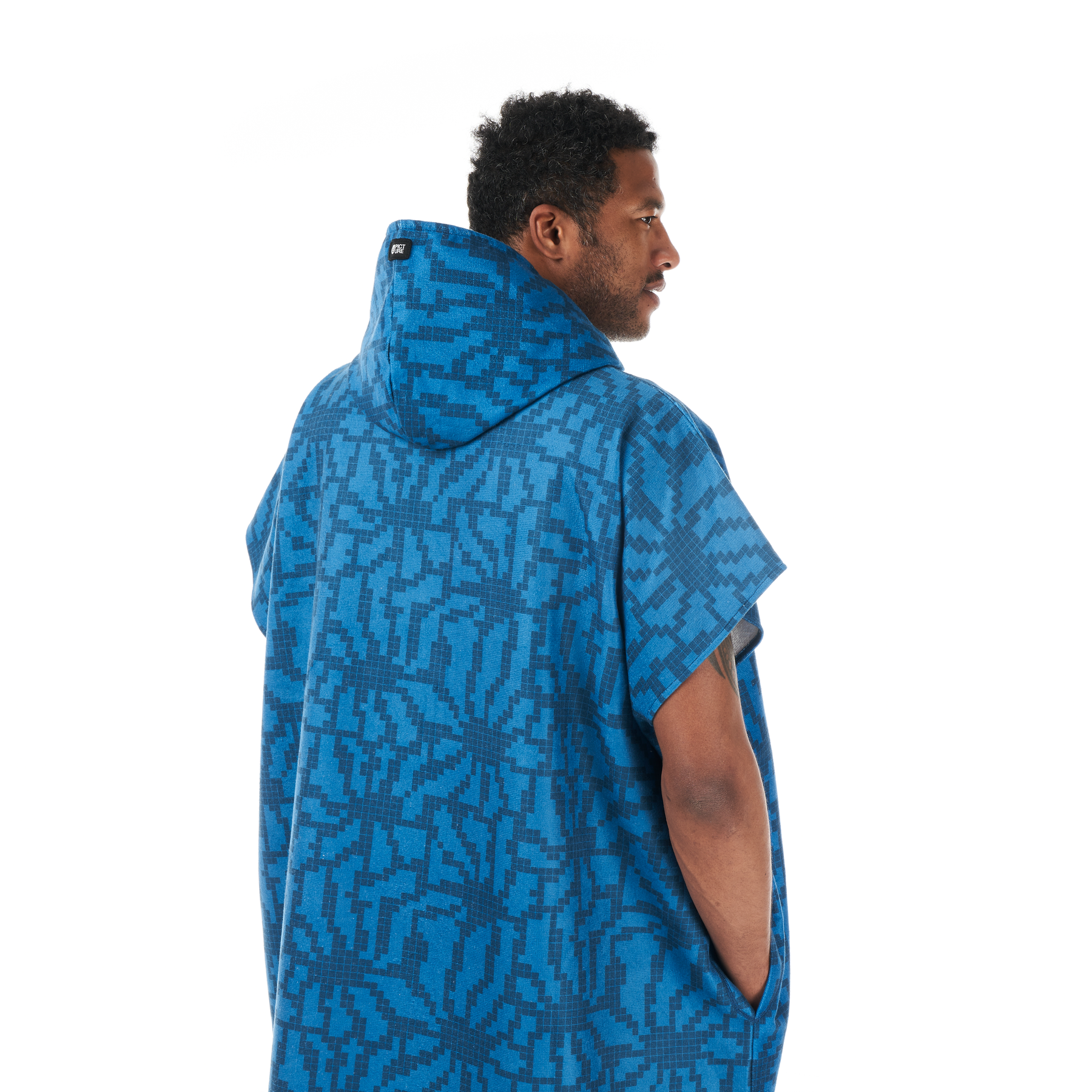 TASMAN PONCHO __color:Blue_Flower_Print#6