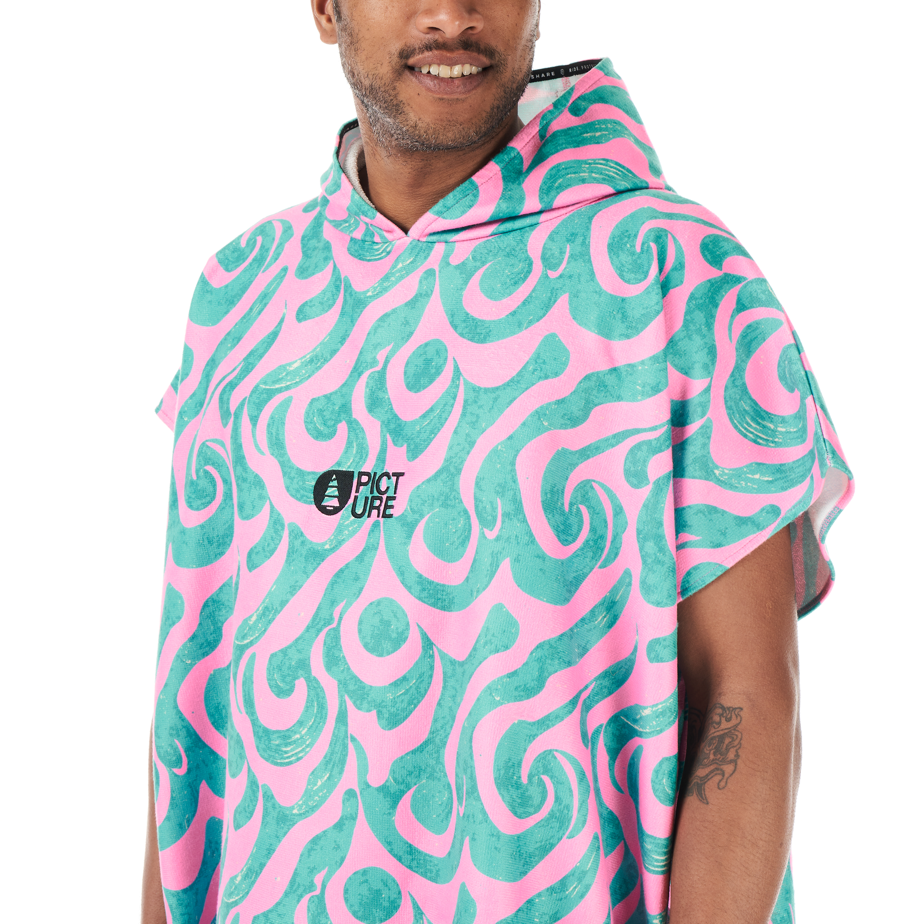 TASMAN PONCHO __color:Wasania_Print#23
