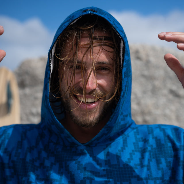 TASMAN PONCHO __color:Blue_Flower_Print#5