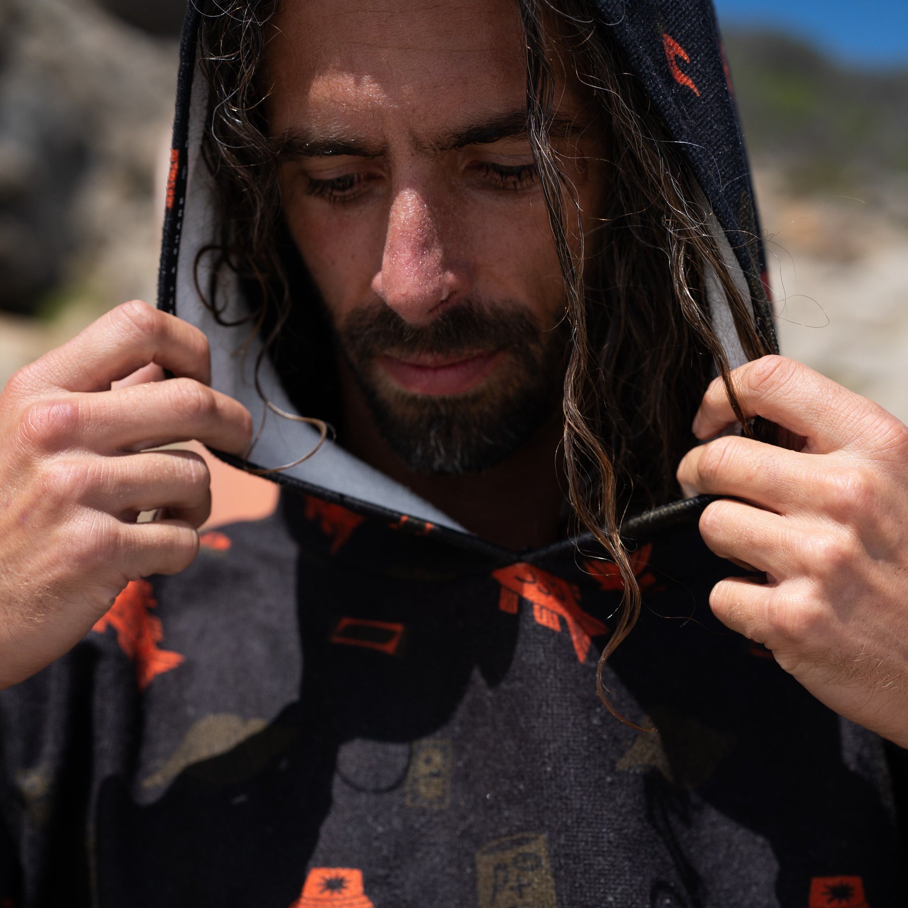TASMAN PONCHO __color:Sea_Rider_Print#15