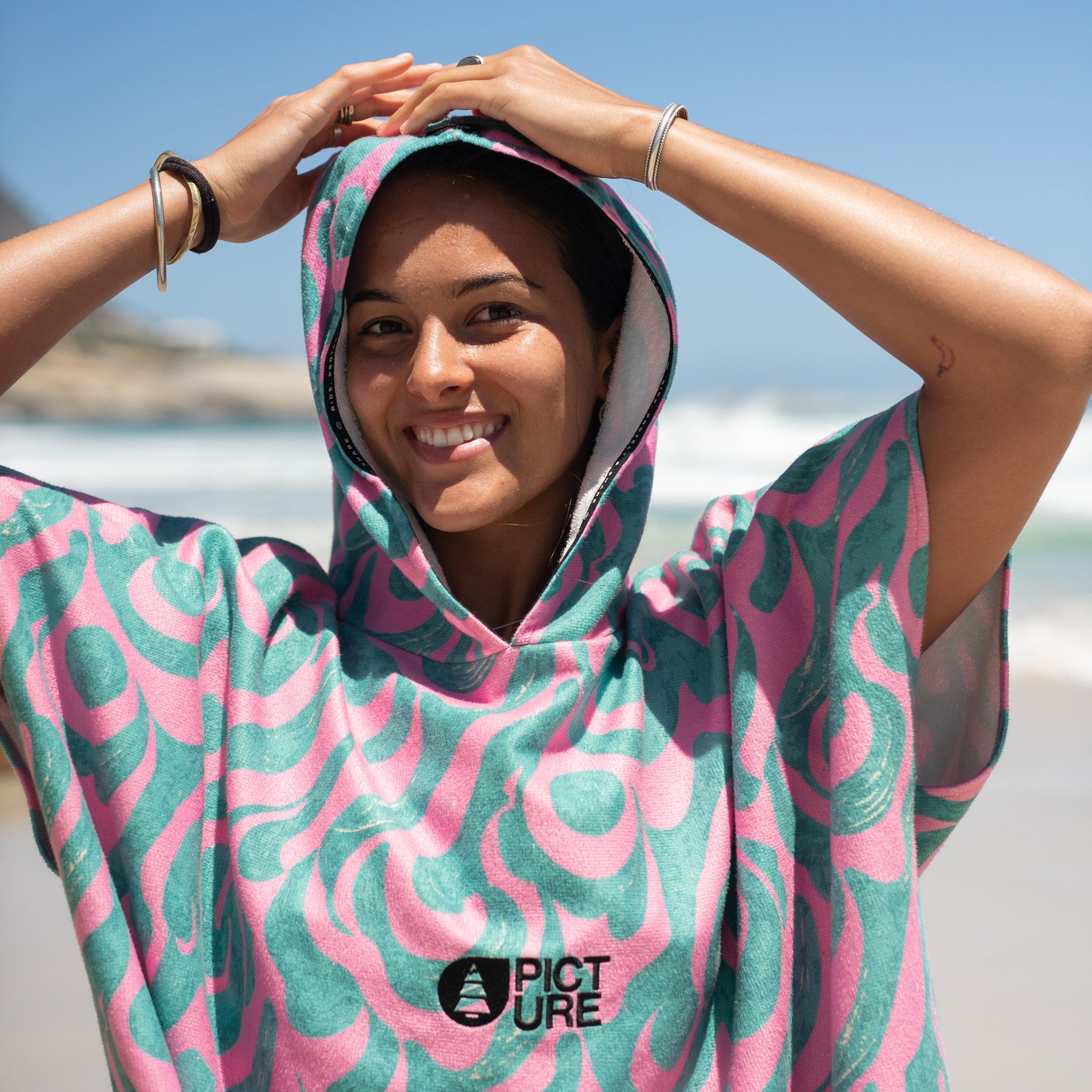 TASMAN PONCHO __color:Wasania_Print#26