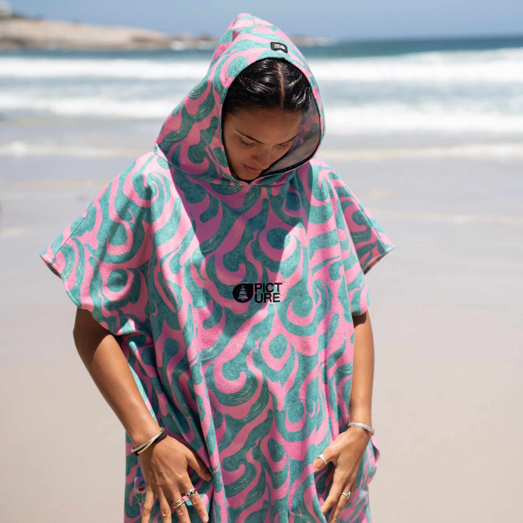 TASMAN PONCHO __color:Wasania_Print#27