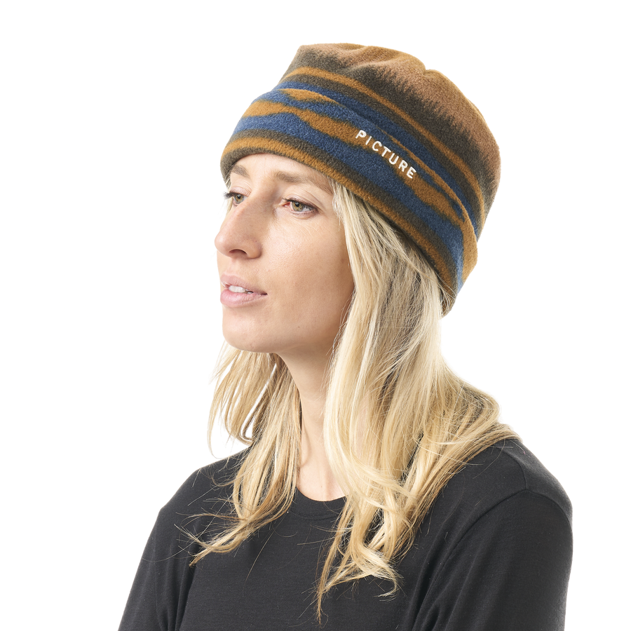 FLEECE BEANIE __color:Geometric_Stripes#2