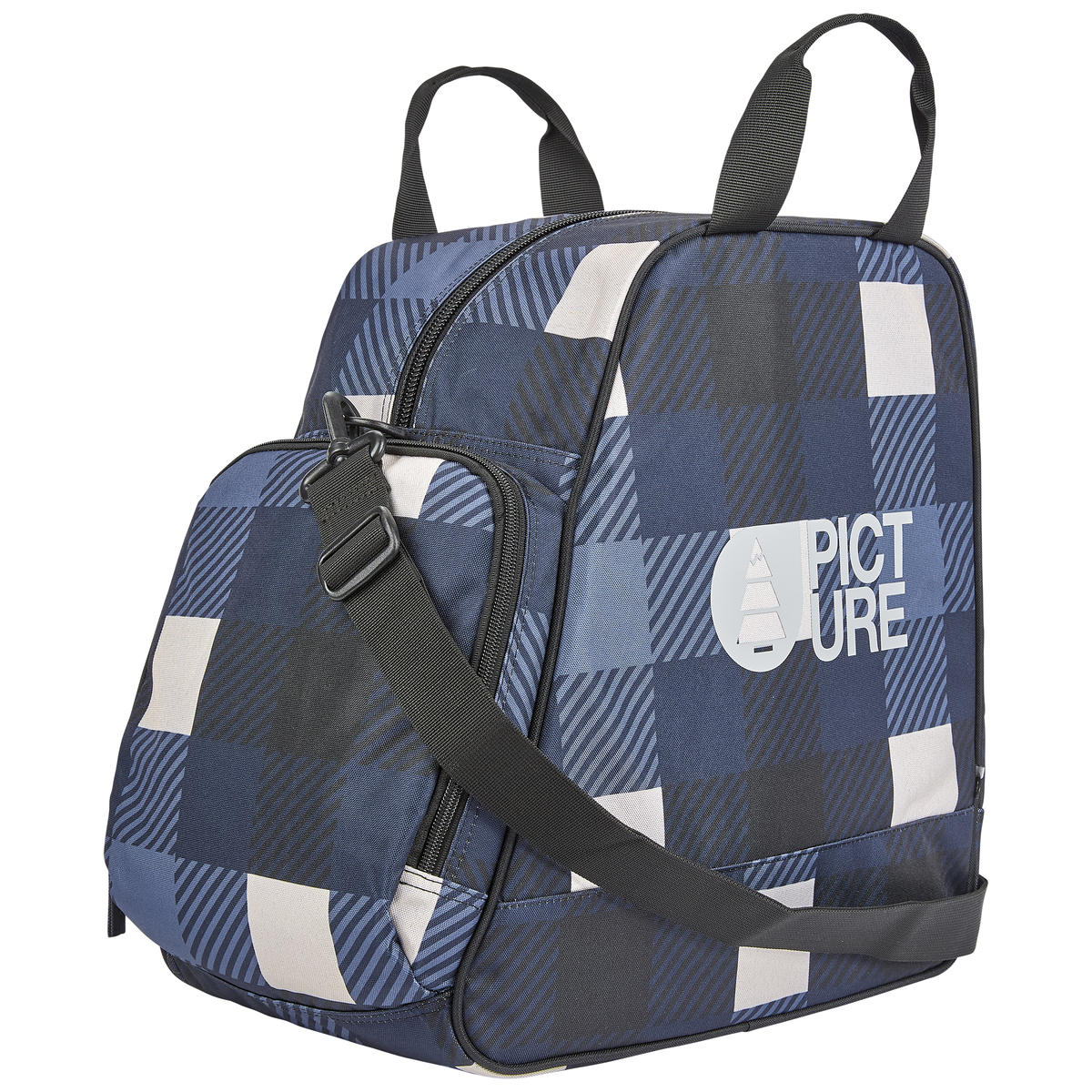 SHOES BAG __color:Bluplaid_Print#2