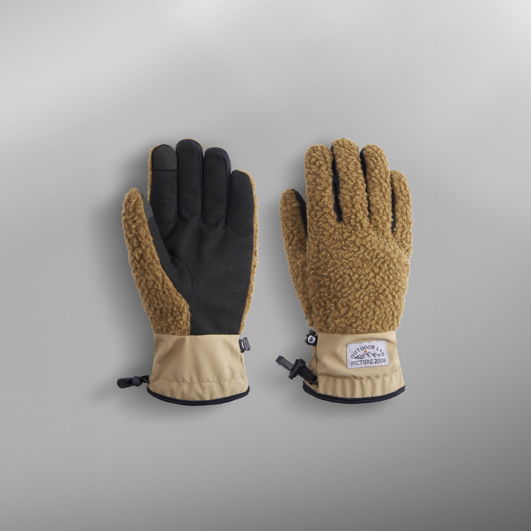 CHAKU SHERPA GLOVES __color:Chocolate#6