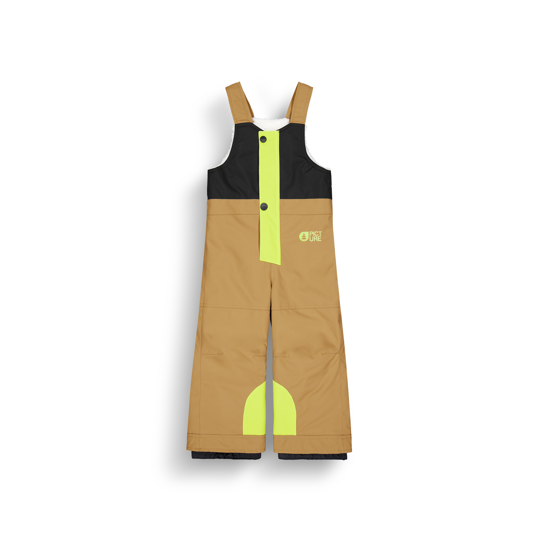 SNOWY TODDLER BIB PANTS __color:Brown_Sugar_Black#2