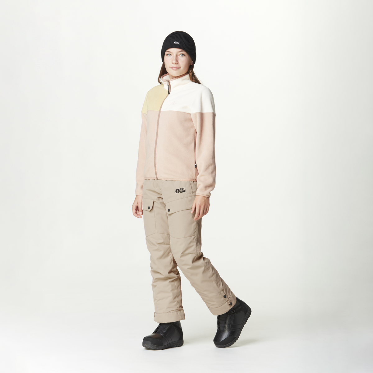 PIPOA  YOUTH FLEECE __color:Roebuck_Hemp_Vanilla#41