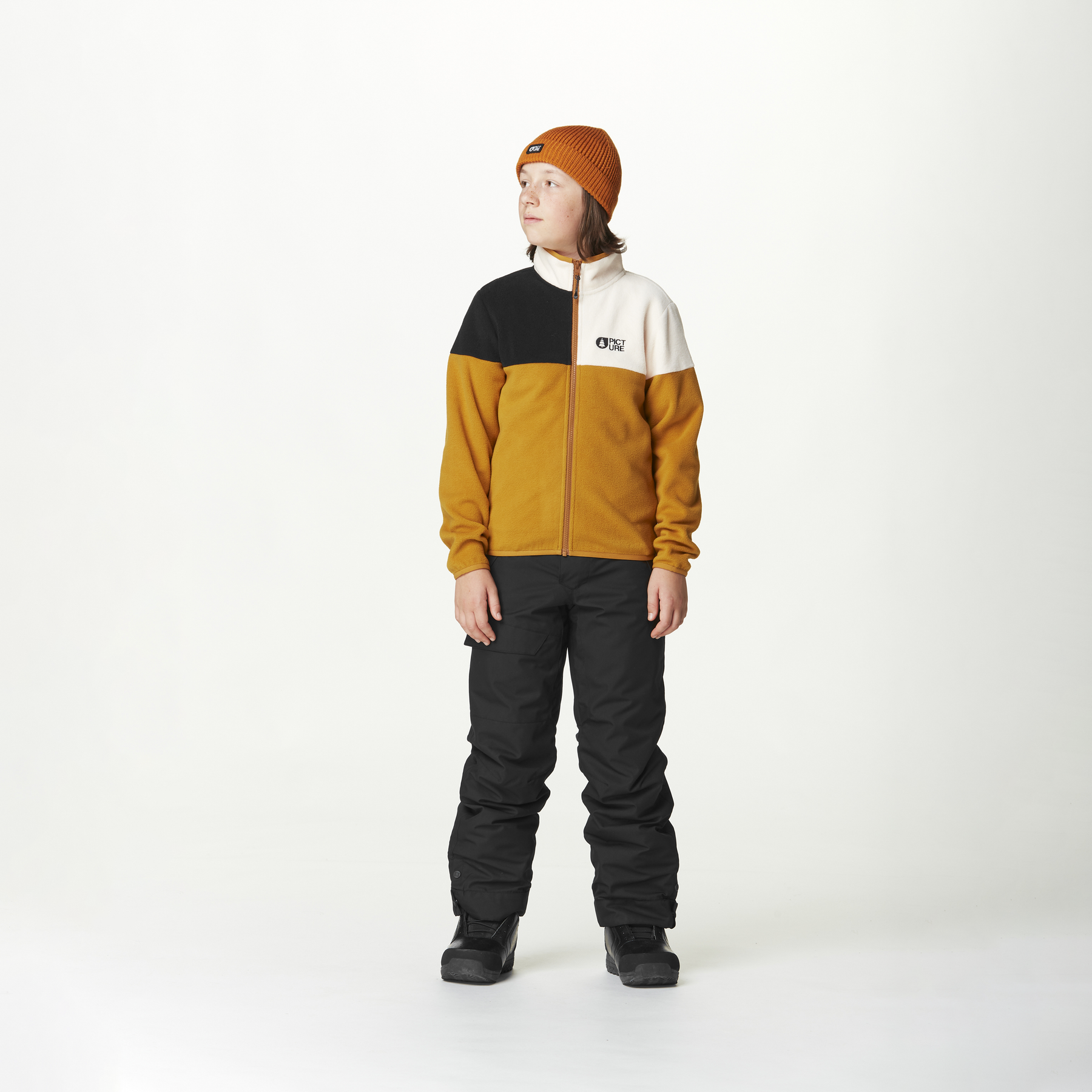 PIPOA  YOUTH FLEECE __color:Honey_Black_Vanilla#27