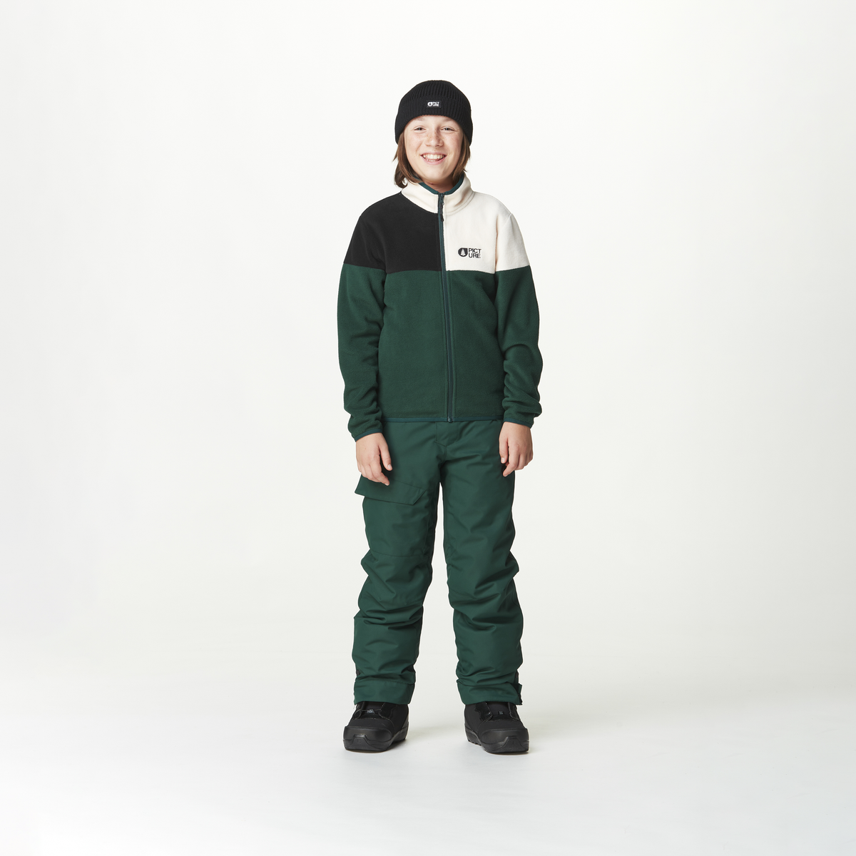 PIPOA  YOUTH FLEECE __color:Pdrsa_Pine_Black_Vanill#17