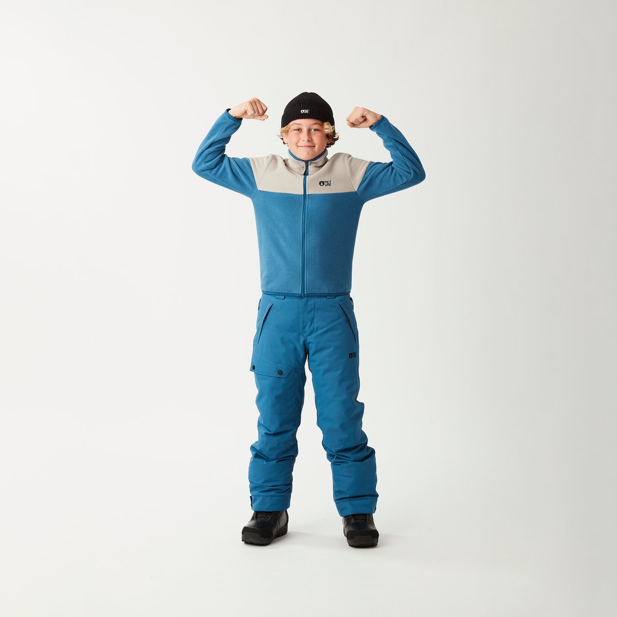 PIPOA  YOUTH FLEECE __color:Serenity_Blue#32