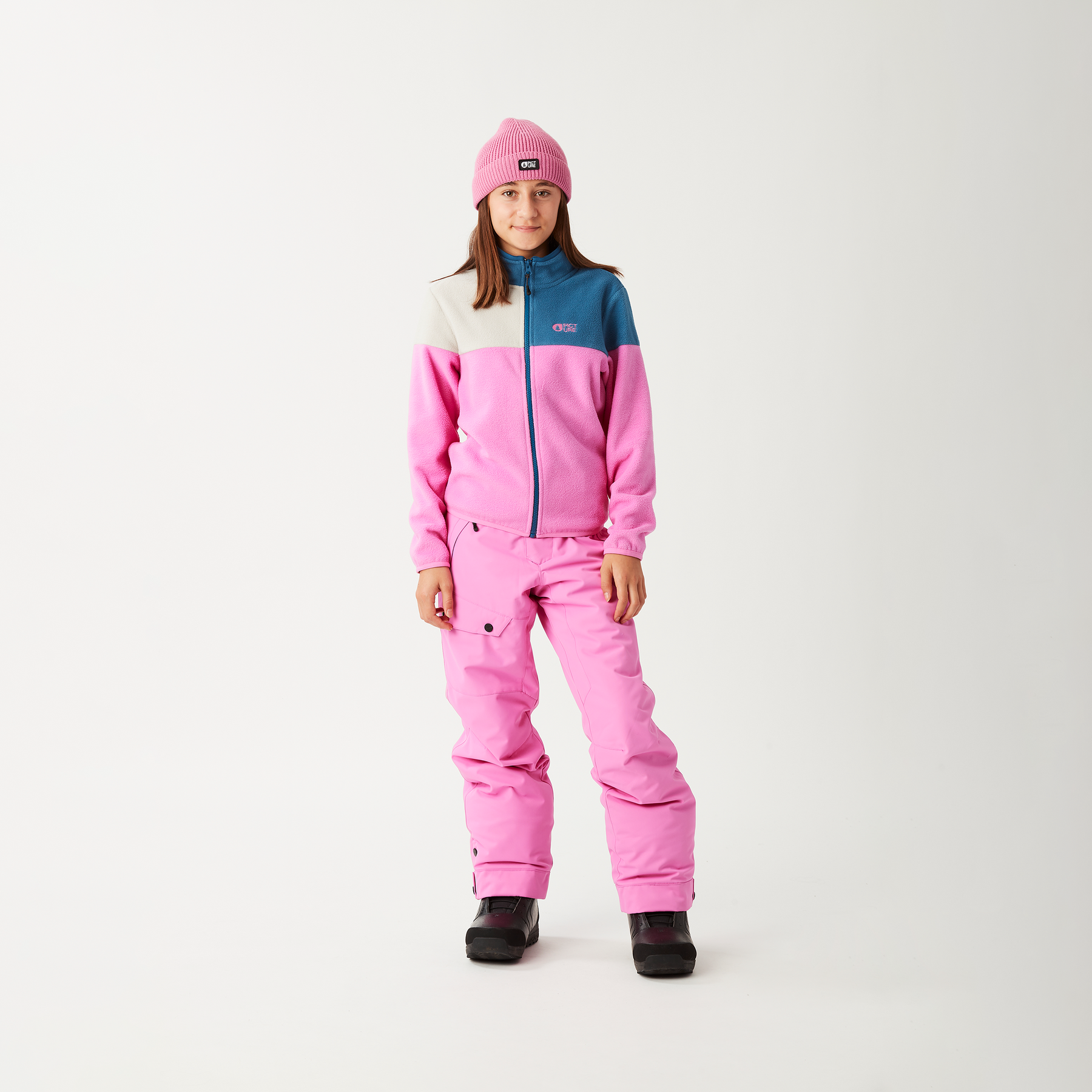 PIPOA  YOUTH FLEECE __color:Super_Pink#51