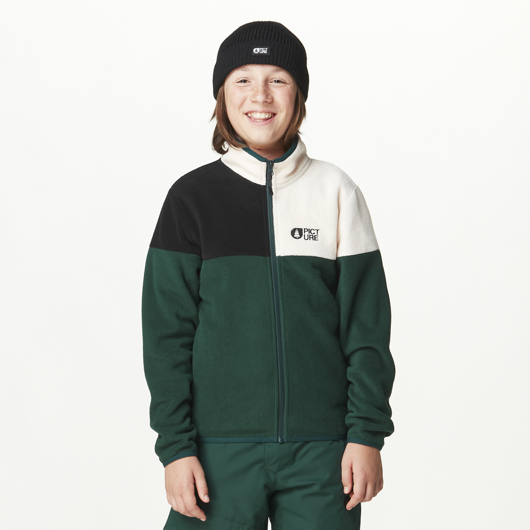 PIPOA  YOUTH FLEECE __color:Pdrsa_Pine_Black_Vanill#36