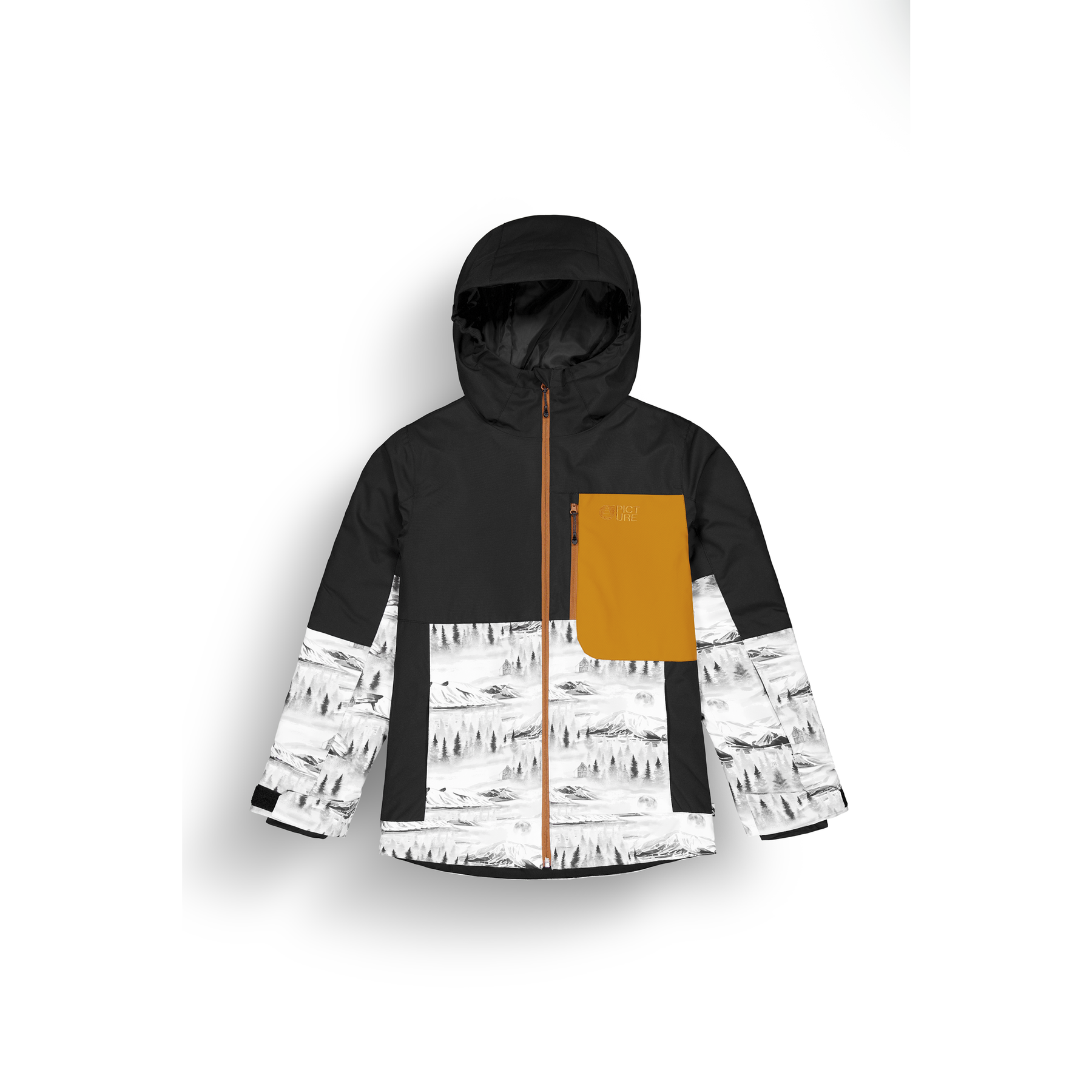 DAUMY JKT __color:Black_Mood_Print_Honey#13