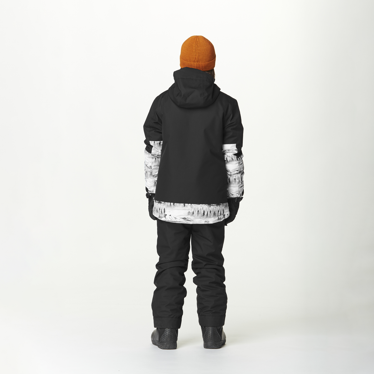 DAUMY JKT __color:Black_Mood_Print_Honey#10