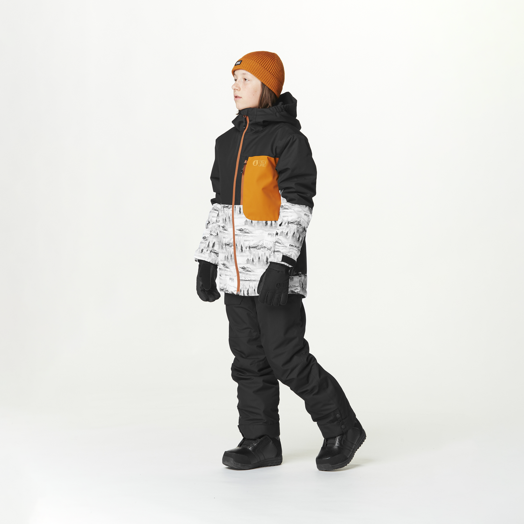 DAUMY JKT __color:Black_Mood_Print_Honey#11