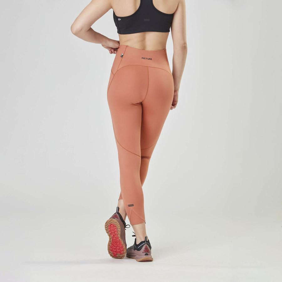 CIDELLE 7/8 TECH LEGGINGS __color:Cedar_Wood#4