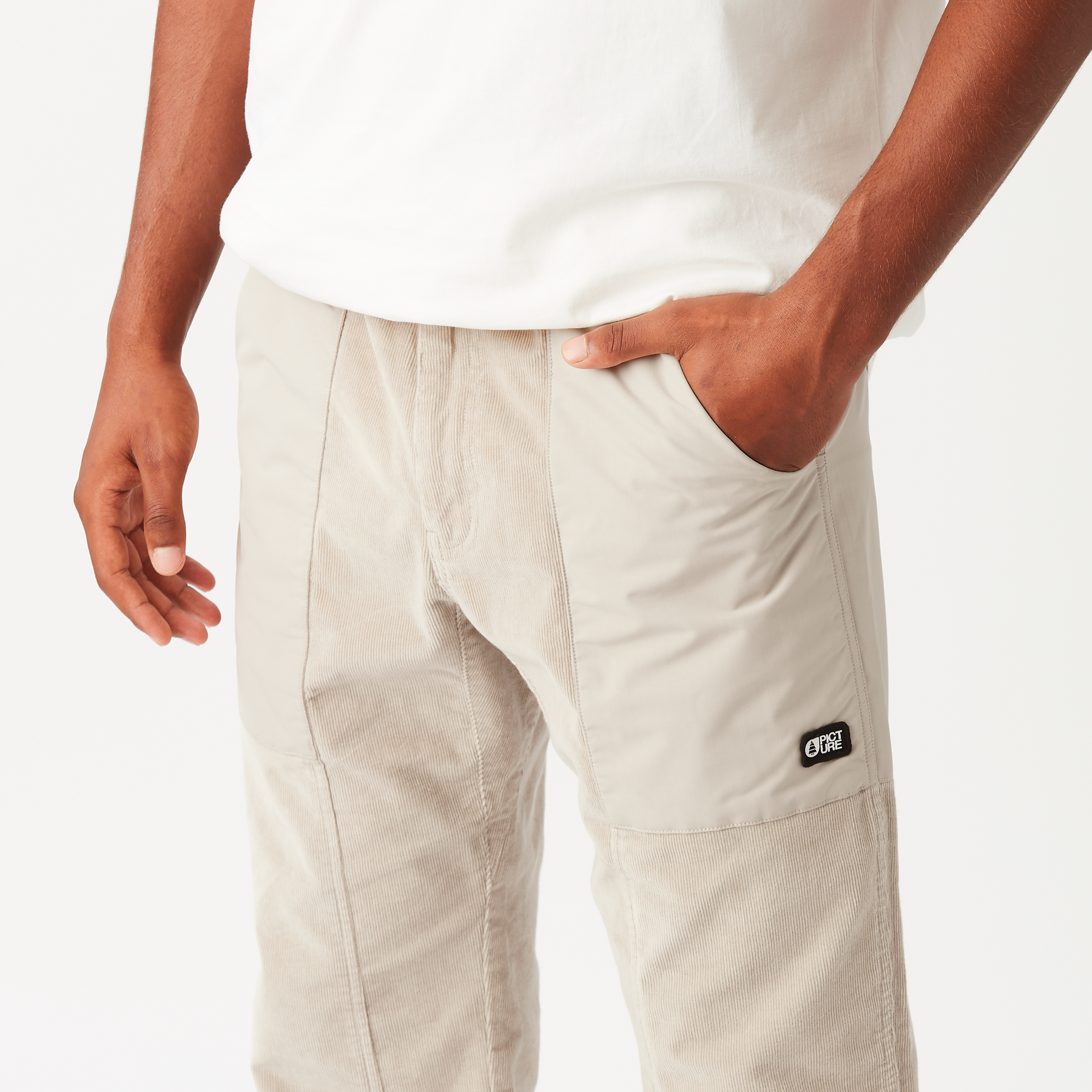XM CORD PANTS __color:Pure_Cashmere#4