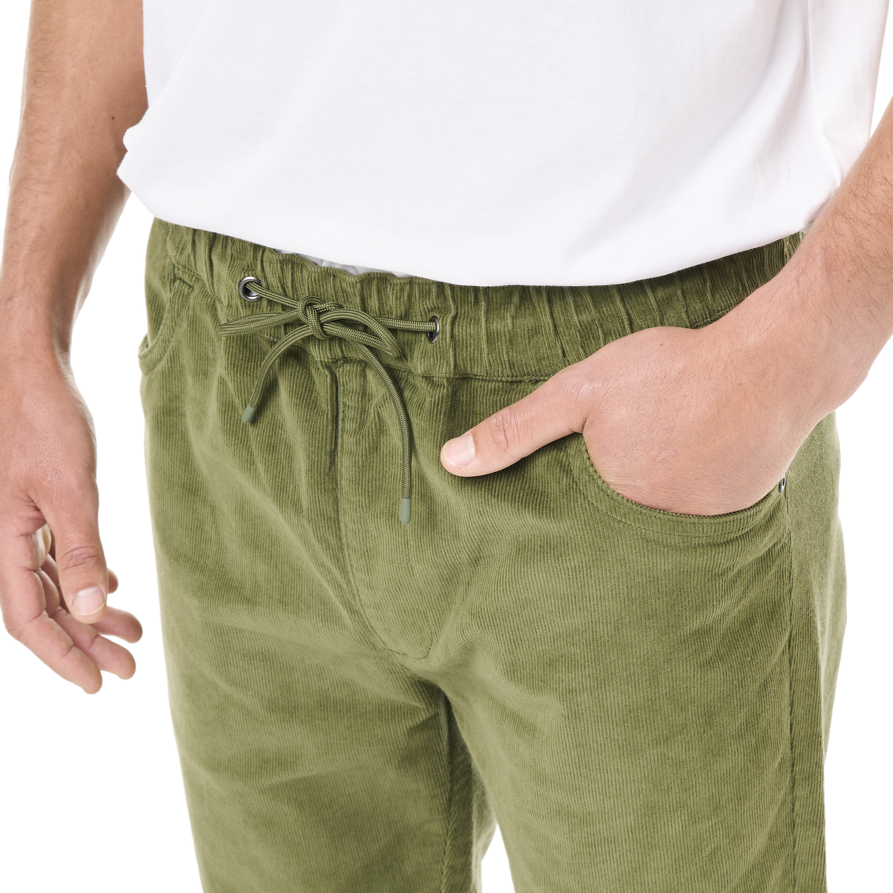 CRUSY CORD PANTS __color:Olivine#10