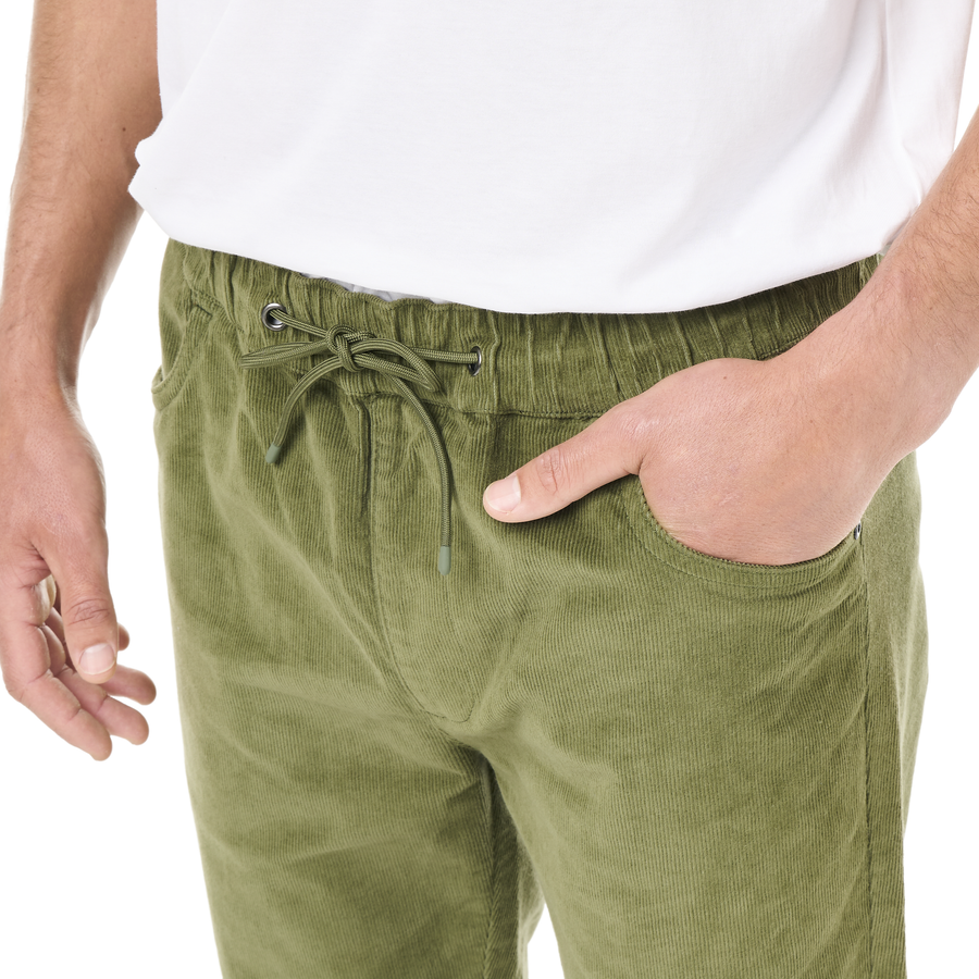 CRUSY CORD PANTS __color:Olivine#10