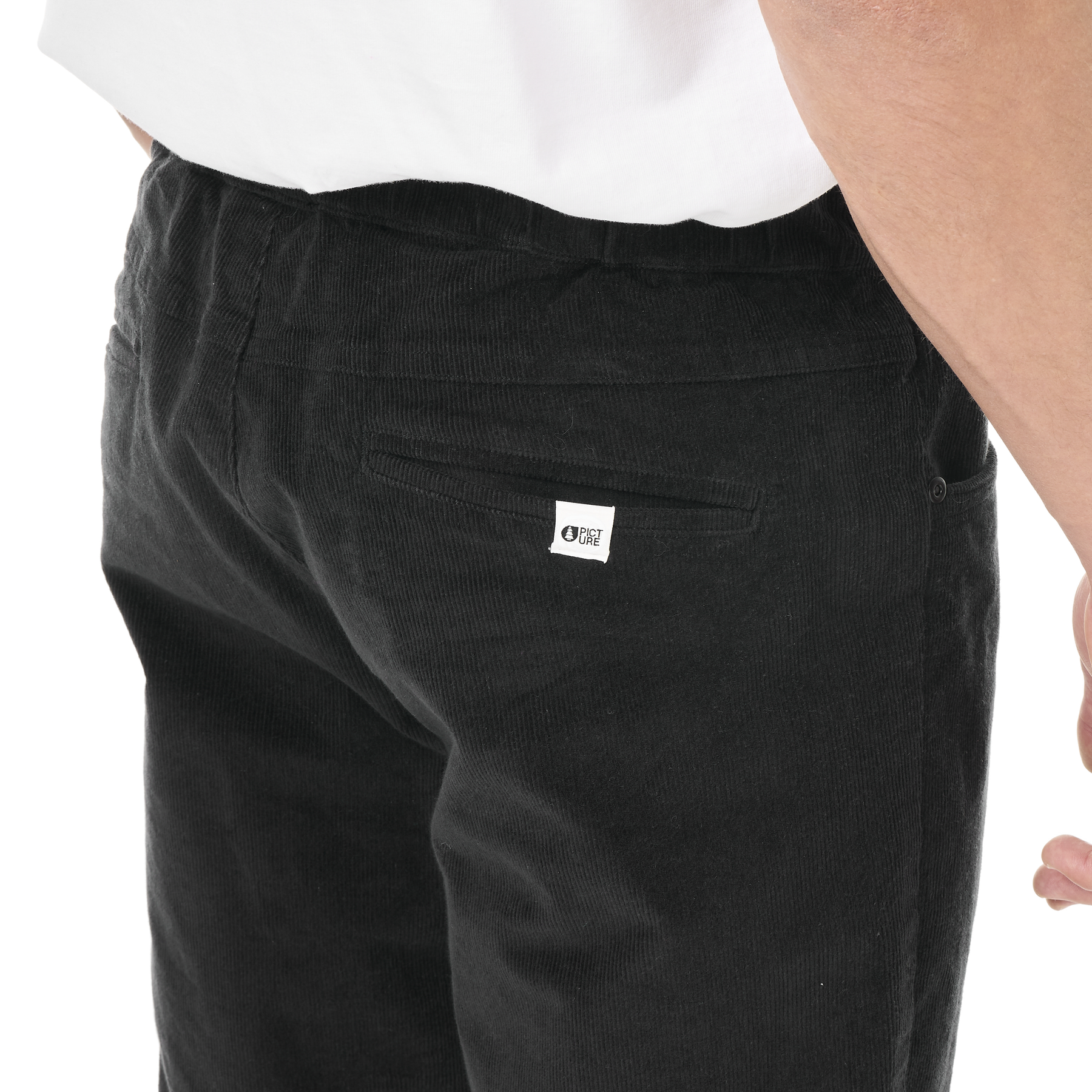 CRUSY CORD PANTS __color:Black#4
