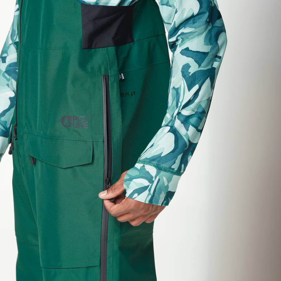 OZONN 3L BIB PANTS __color:Ponderosa_Pine#10