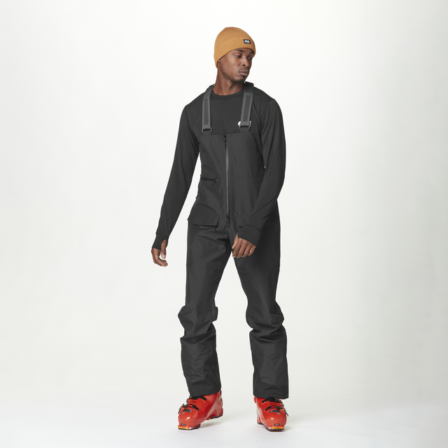 OZONN 3L BIB PANTS __color:Black#0