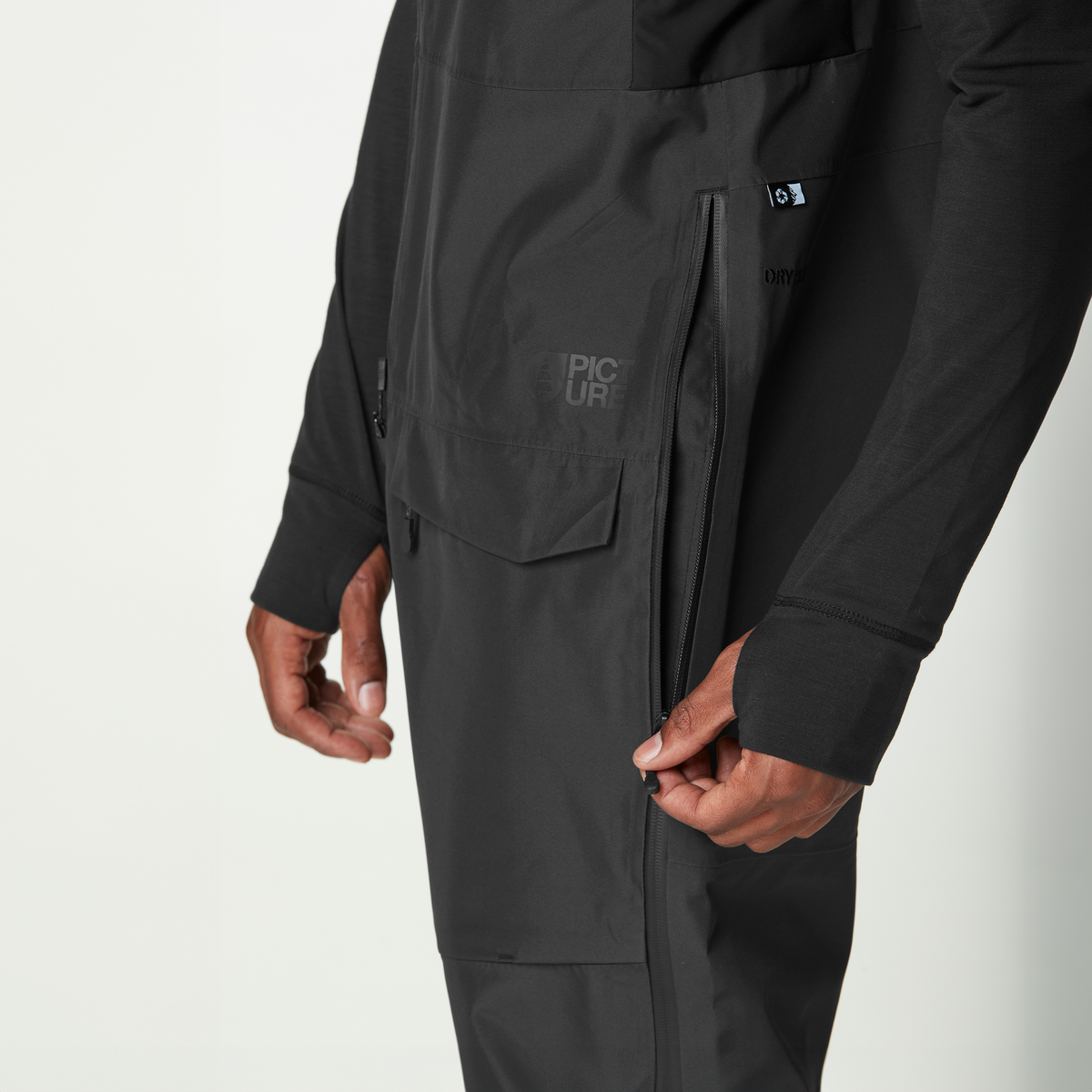 OZONN 3L BIB PANTS __color:Black#3