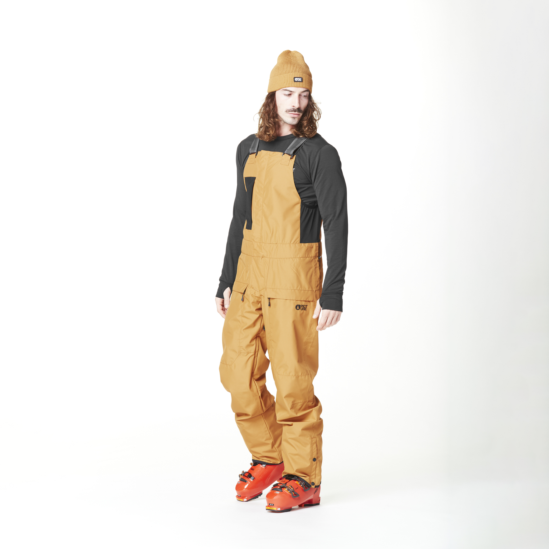 TESTY BIB PANTS __color:Brown_Sugar#10