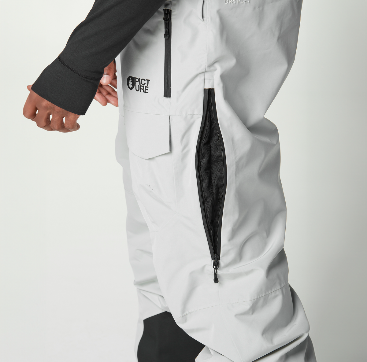 U28 BIB PANTS __color:Pigeon#20