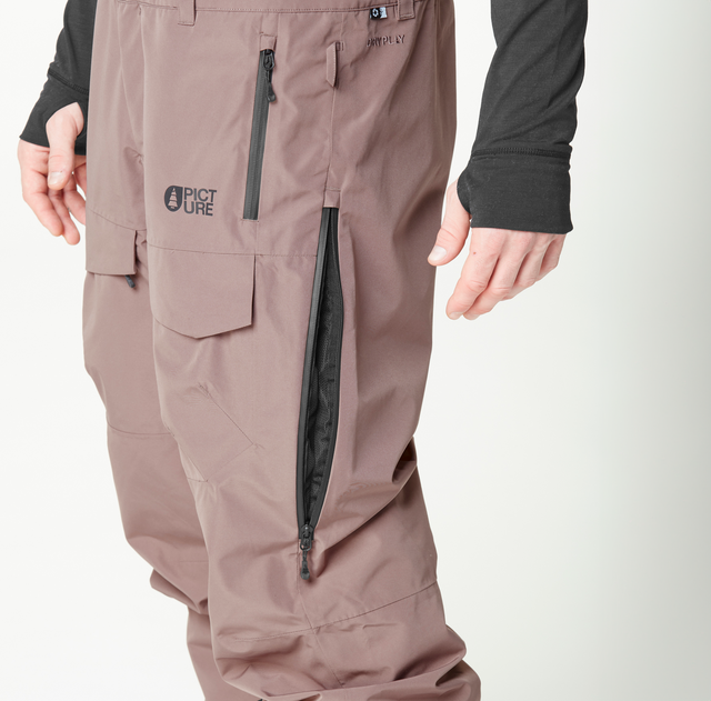 U28 BIB PANTS __color:Deep_Taupe#3