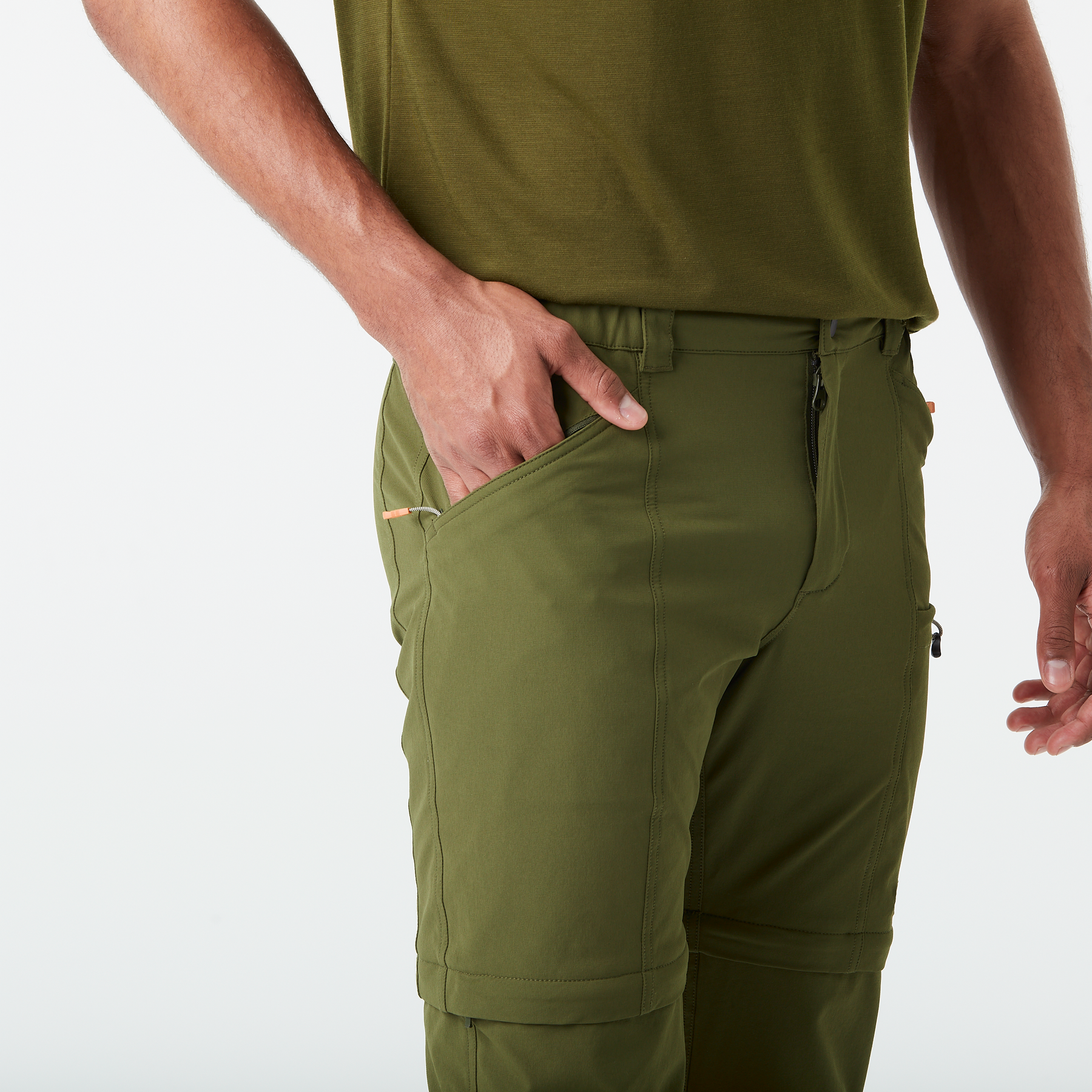 OUTIF 2IN1 STRETCH PANTS __color:Tobacco#19