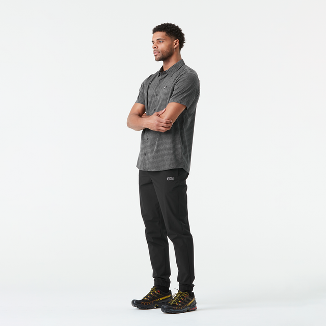 LENU STRECH PANTS __color:Black#0