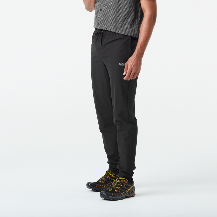 LENU STRECH PANTS __color:Black#1