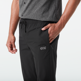 LENU STRECH PANTS __color:Black#3
