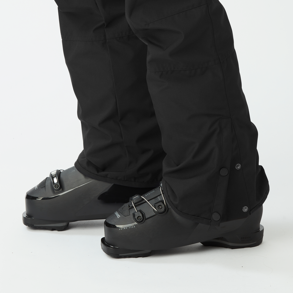 Snap buttons at bottom hem