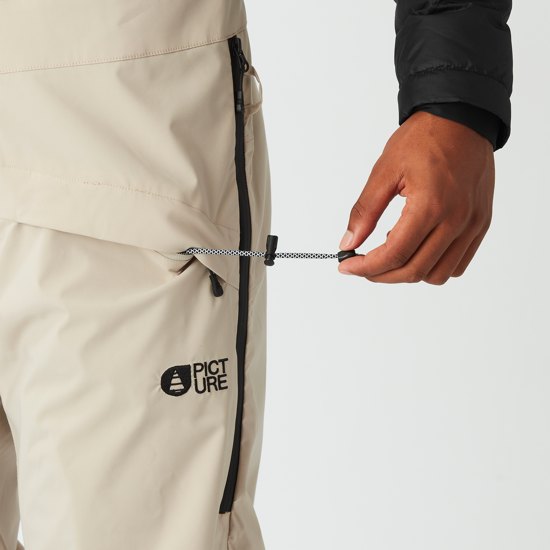 AVENING BIB PANTS __color:Pure_Cashmere#14