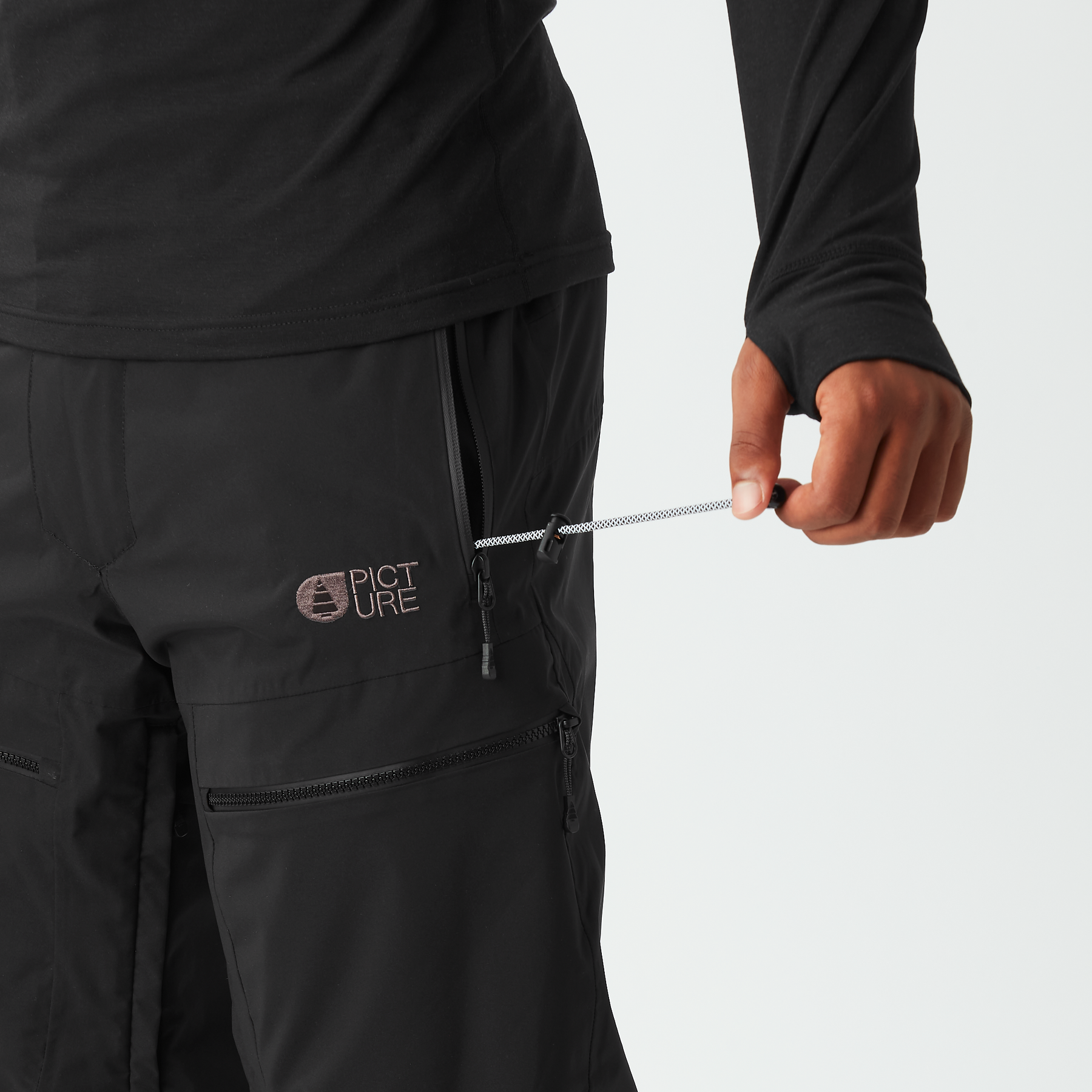 NAIKOON PANTS __color:Black#4