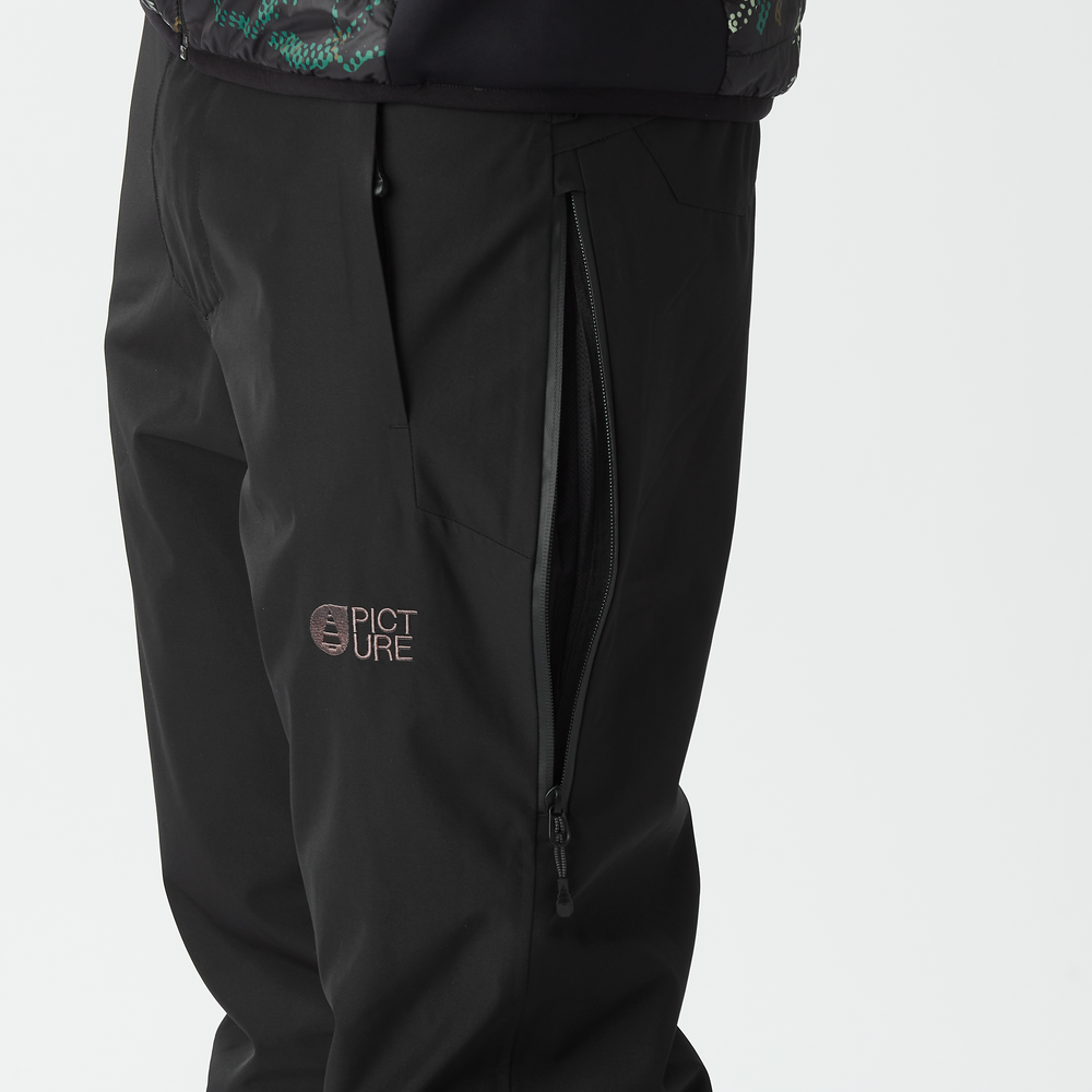 Thigh pit zipped openings