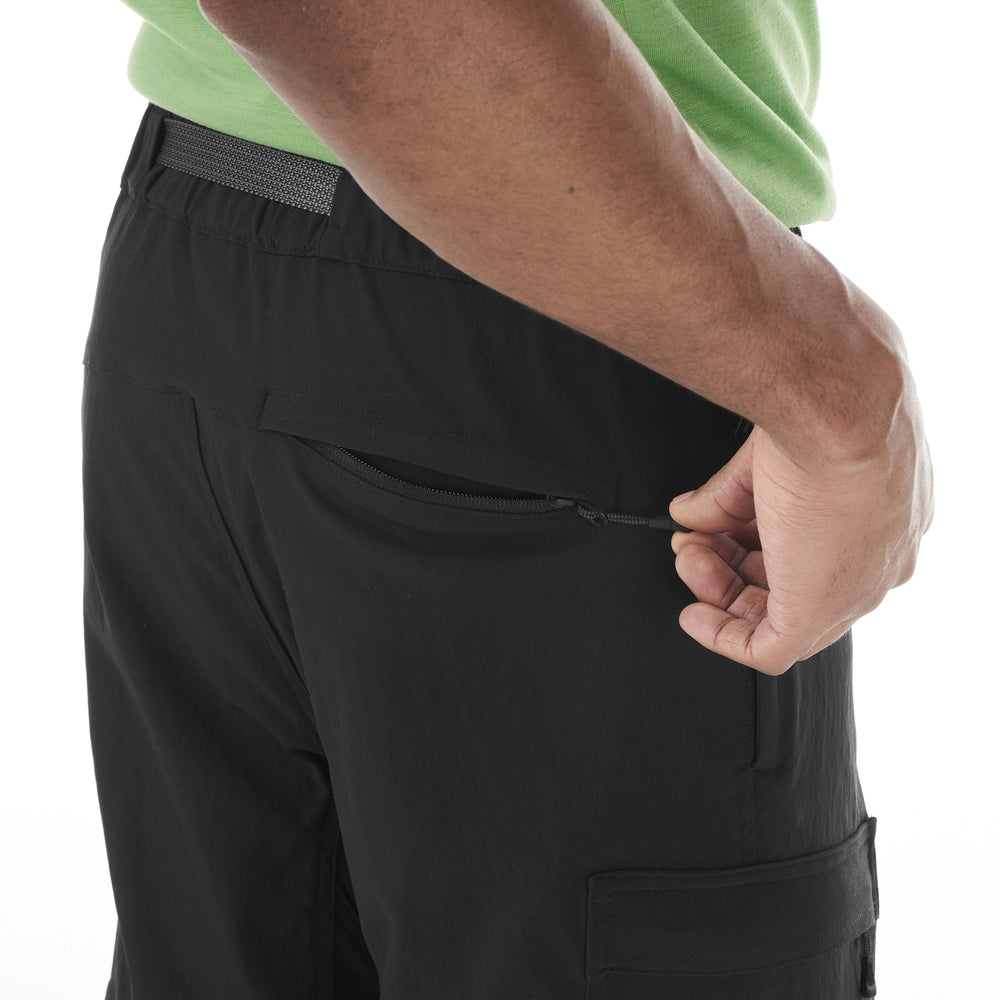 Zipped back pockets