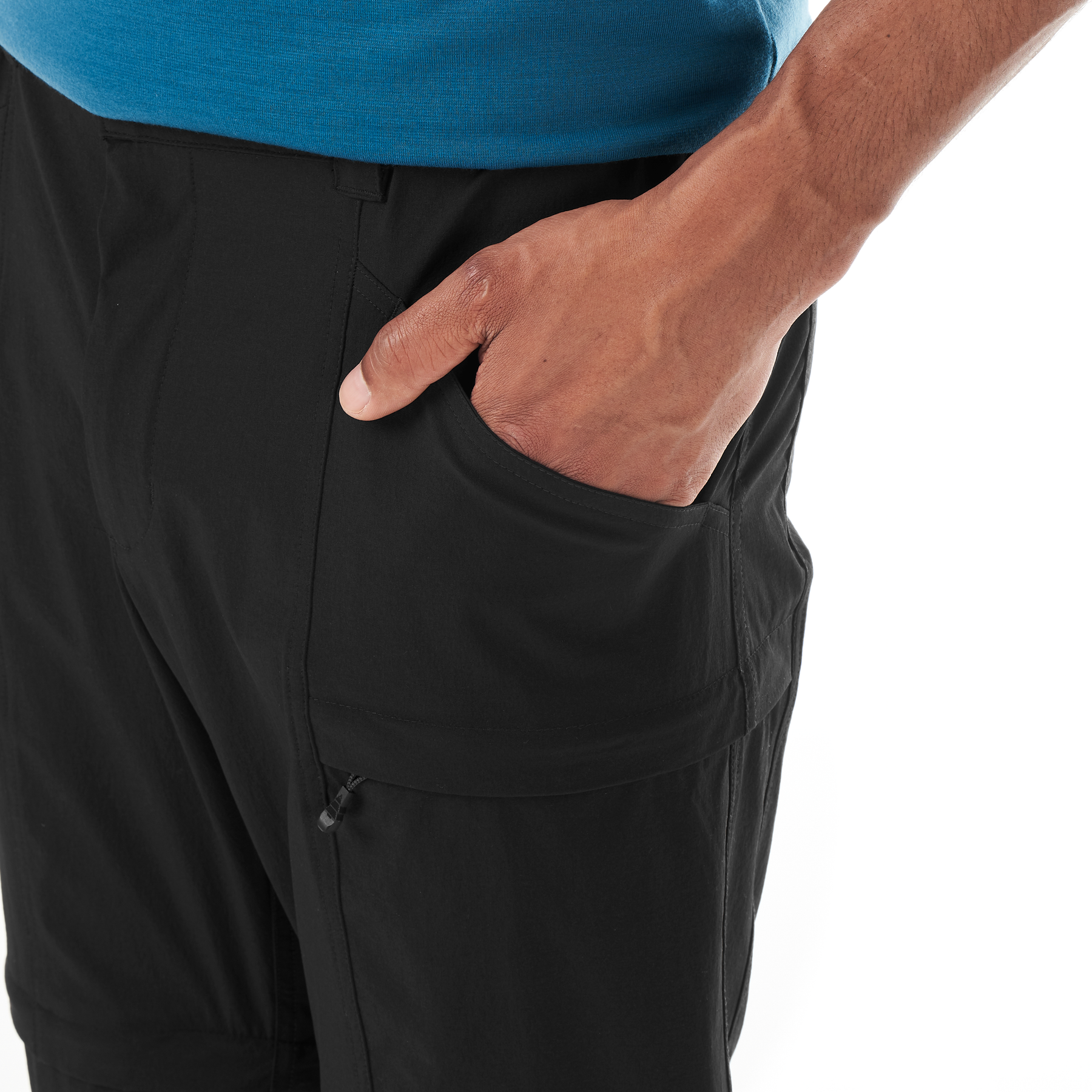 OUTIF 2IN1 STRETCH PANTS __color:Black#7