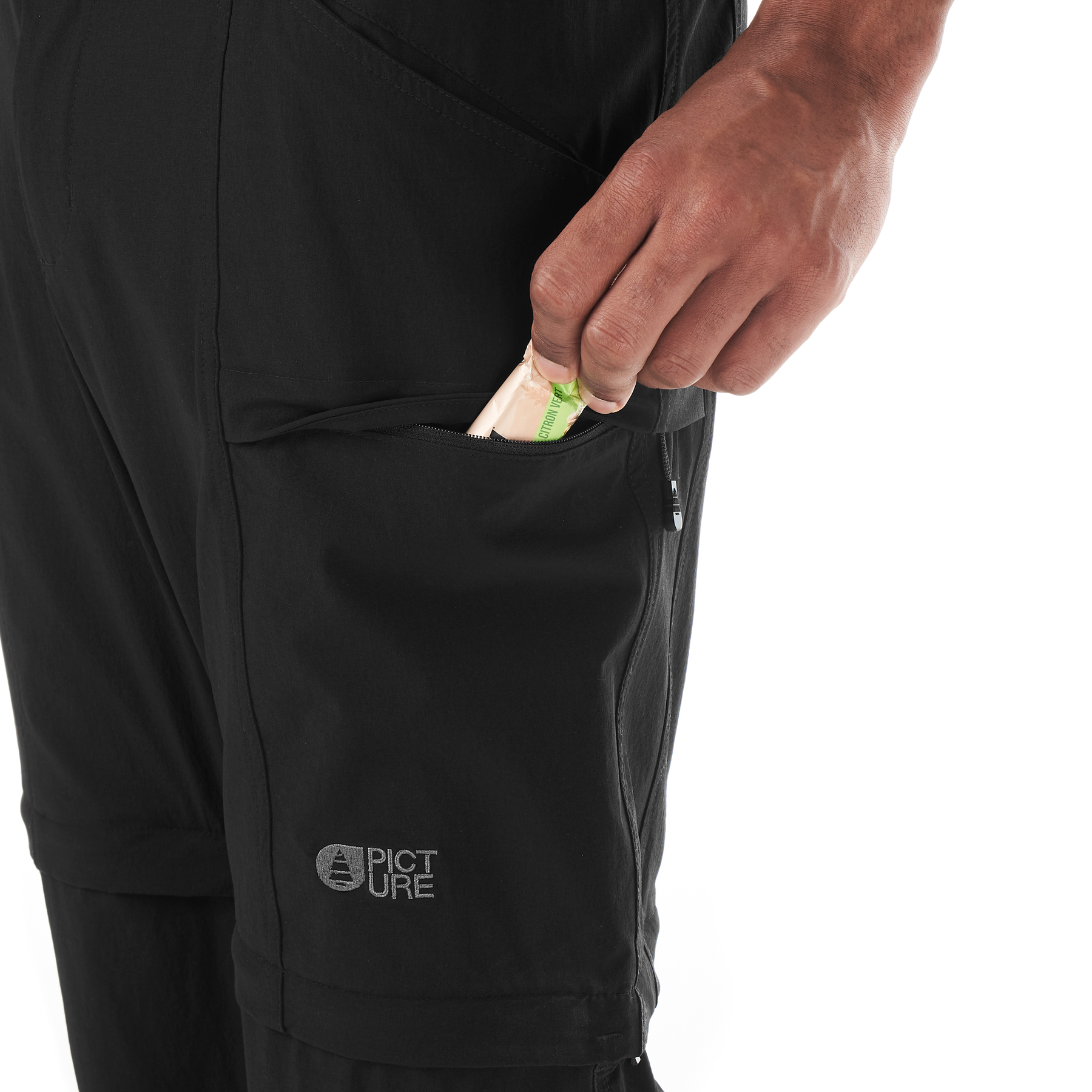 OUTIF 2IN1 STRETCH PANTS __color:Black#8
