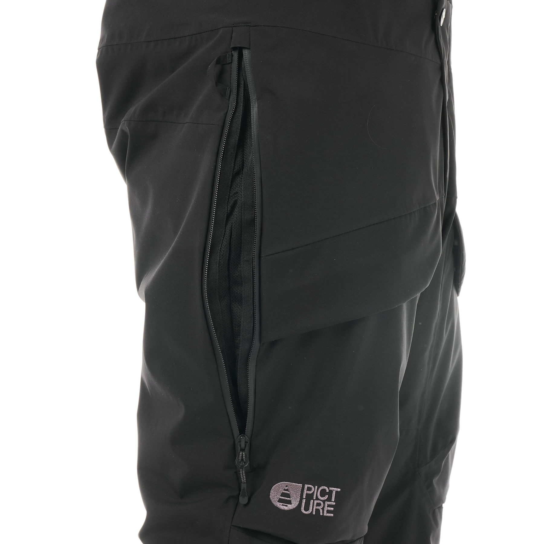 AVENING STRECH BIB PANTS __color:Black#2
