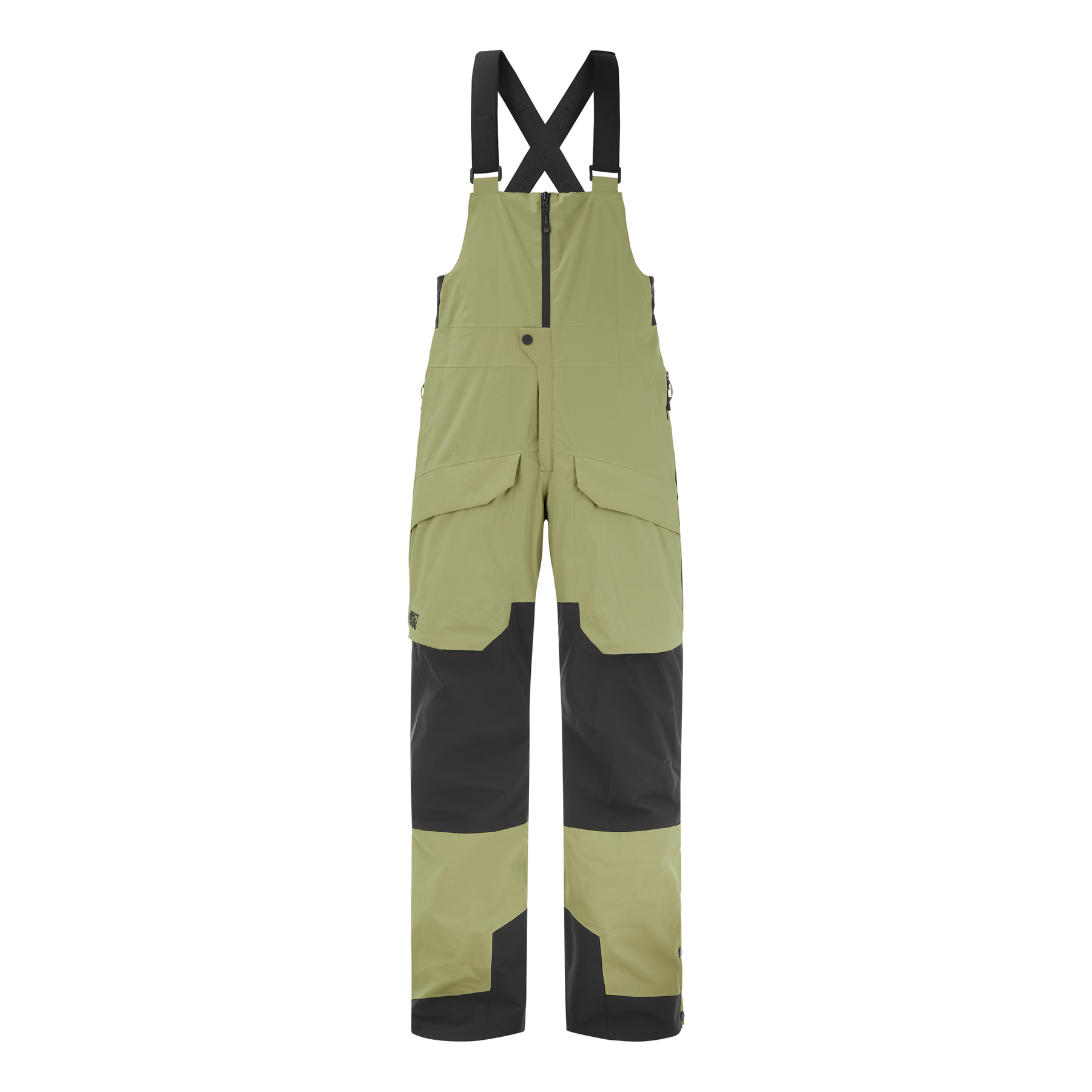 AVENING STRECH BIB PANTS __color:Olivine#41