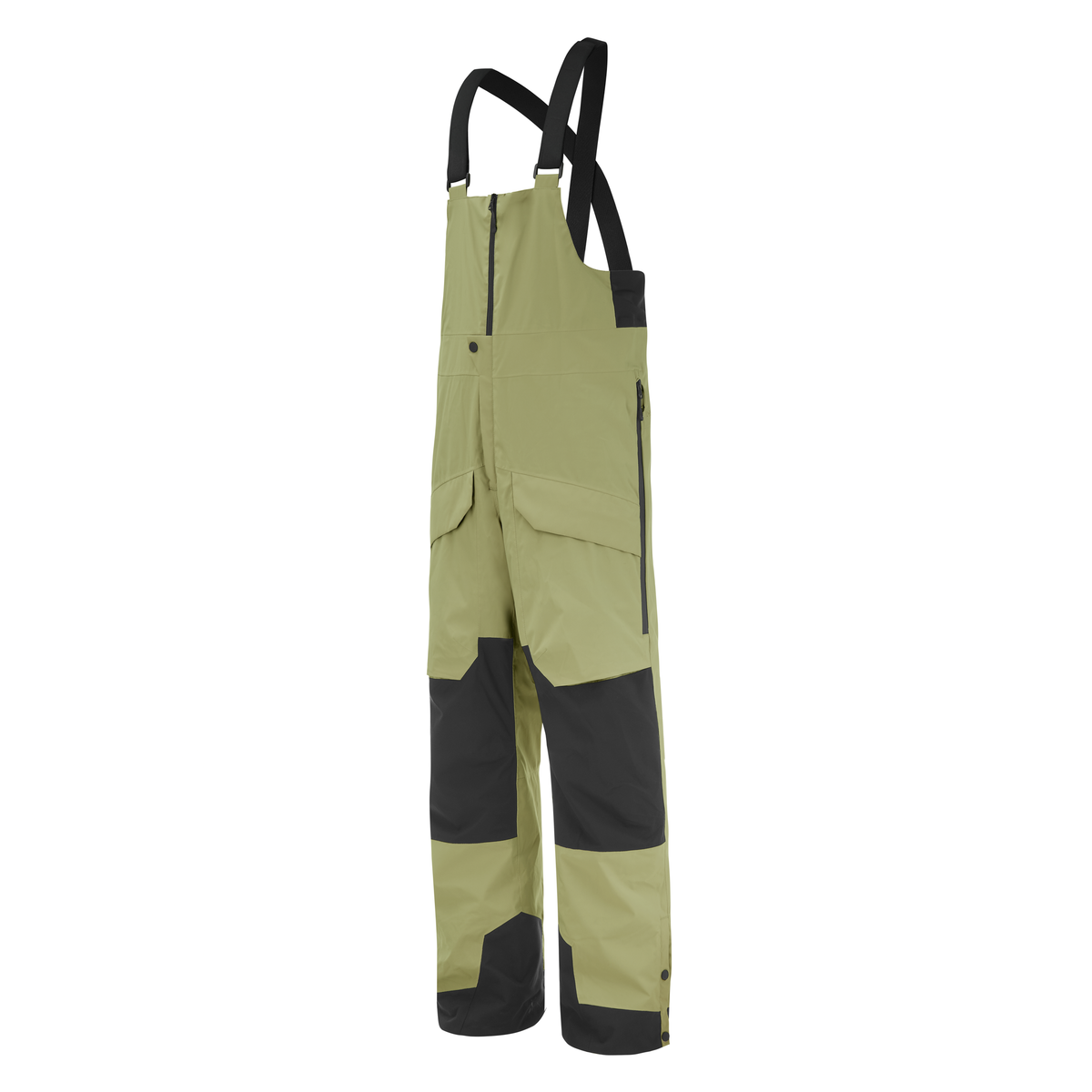 AVENING STRECH BIB PANTS __color:Olivine#43