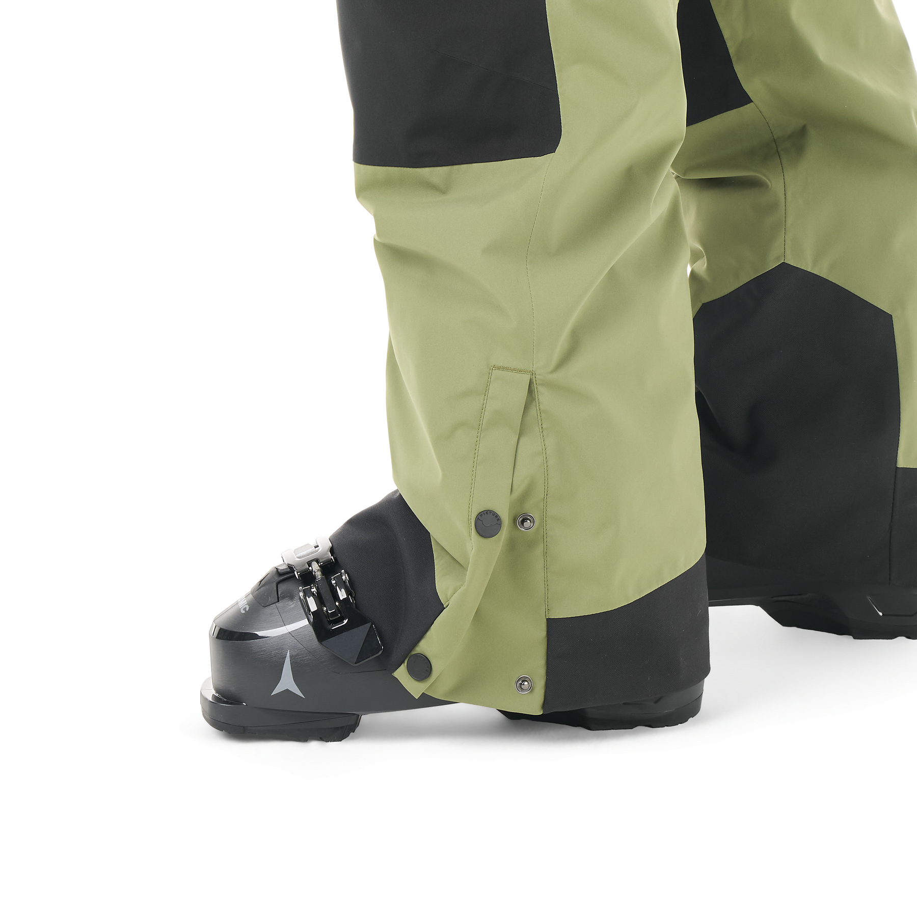 AVENING STRECH BIB PANTS __color:Olivine#39
