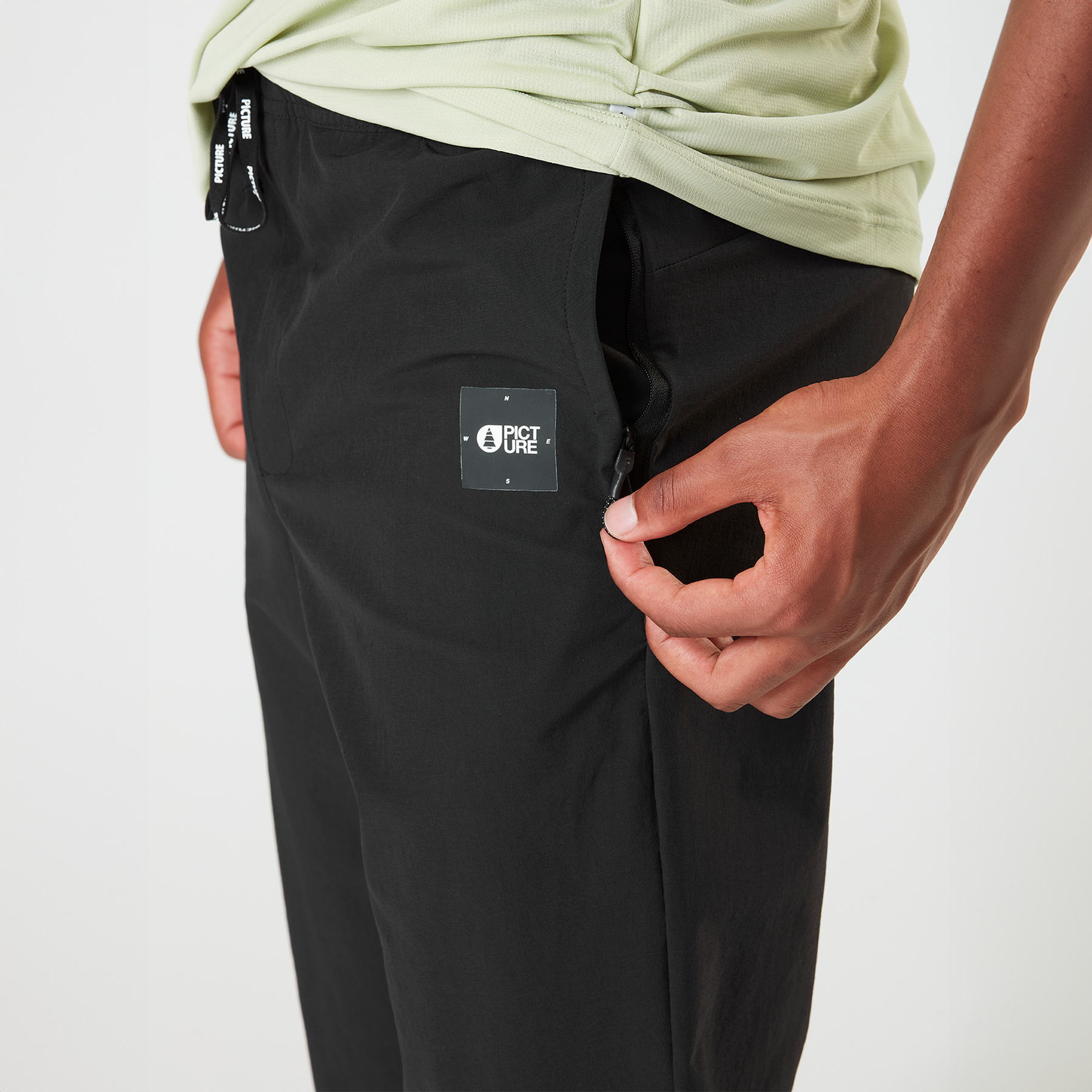 LENU STRECH PANTS __color:Black#2
