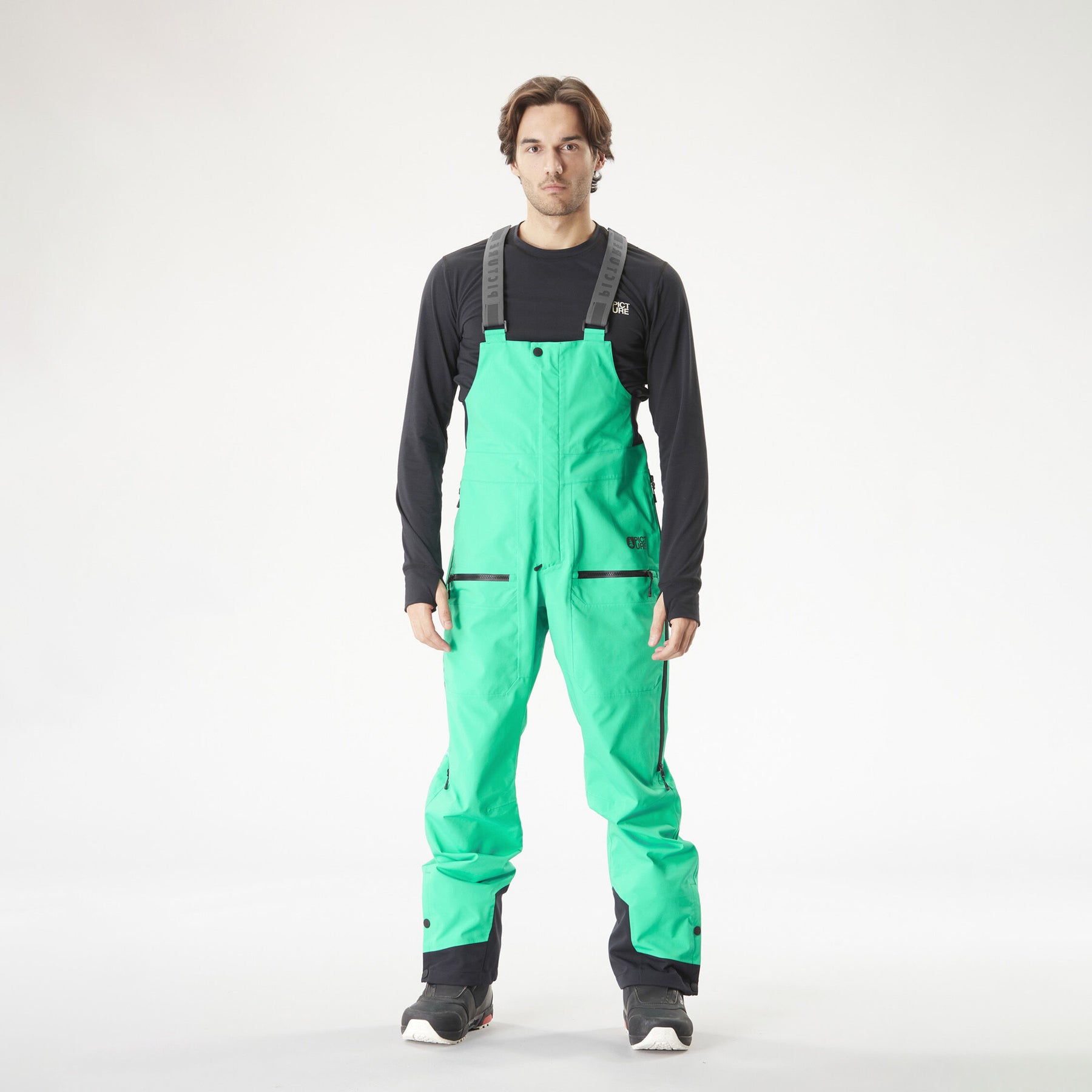 WELCOME 3L BIB PANTS __color:Spectra_Green#30